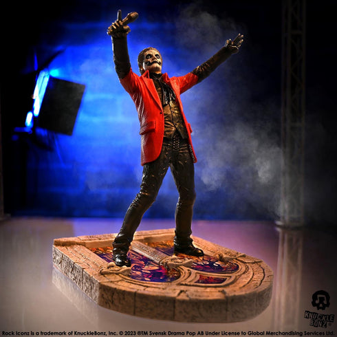 Knucklebonz Ghost Rock Iconz Papa Emeritus IV Statue